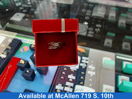 Women's Ring - White Gold 10k (.417) 2.6 grams Size 7