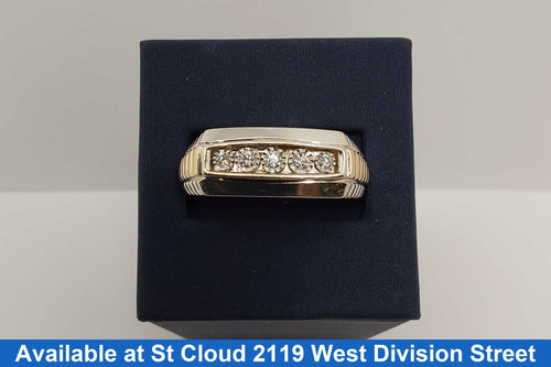 Men's Ring - White Gold 10k (.417) 7.75 grams Size 13.5