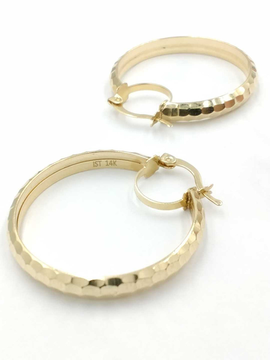 Gold Ball Earrings - Yellow Gold 14k (.585) 3.9 grams
