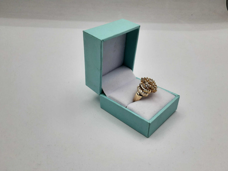 Women's Ring - Yellow Gold 14k (.585) 6 grams Size 10
