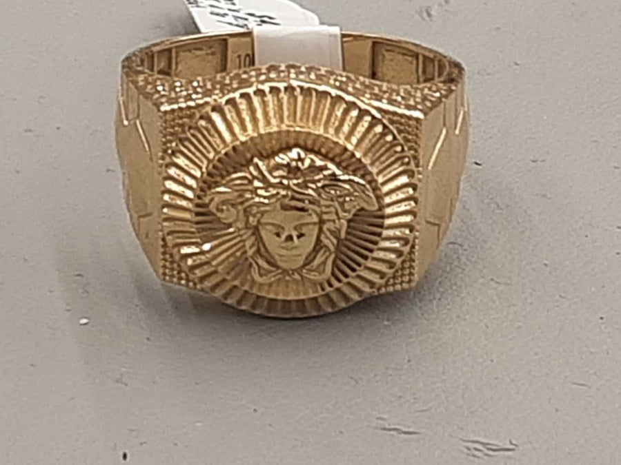 Men's Ring - Yellow Gold 10k (.417) 4.7 grams Size 10
