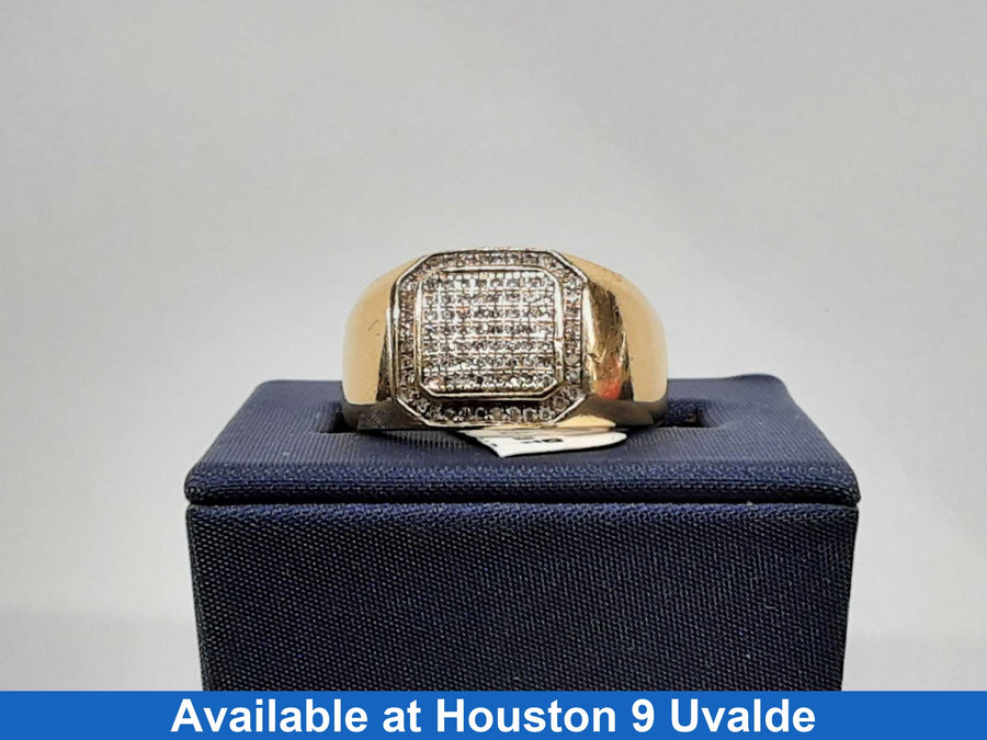Men's Ring - Yellow Gold 10k (.417) 4.5 grams Size 20