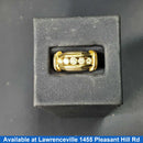 Ring - Wedding Band - White Gold 14k (.585) 7.3 grams Size 7.5