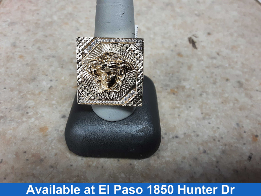Men's Ring - Yellow Gold 14k (.585) 20.4 grams Size 11.5
