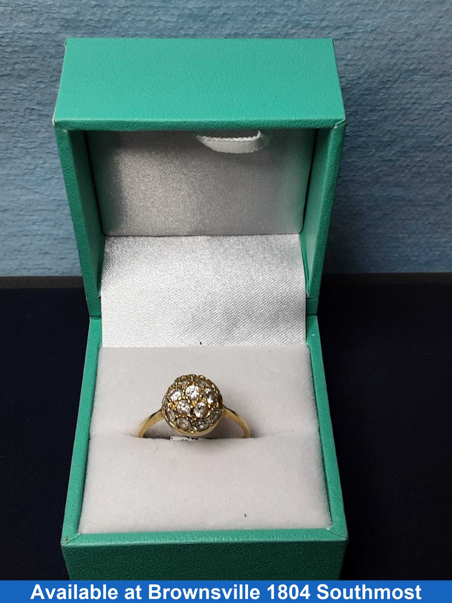 Women's Ring - Yellow Gold 14k (.585) 3 grams Size 8.5