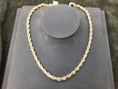 Rope Chain - Yellow Gold 10k (.417) 35 grams 20 inch