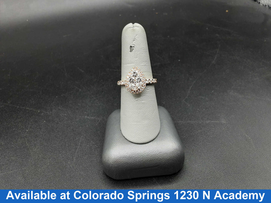 Women's Ring - Rose Gold 14k (.585) 3.9 grams Size 6.5