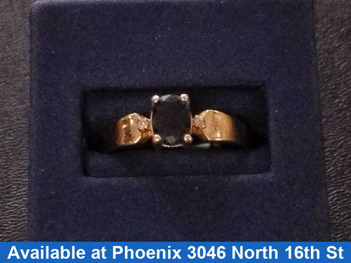 Women's Ring - Solitaire - Yellow Gold 10k (.417) 2 grams Size 11
