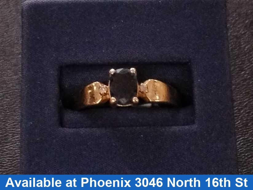 Women's Ring - Solitaire - Yellow Gold 10k (.417) 2 grams Size 11