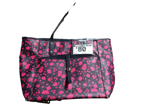 Coach Pink Floral Pattern Pink Purse / Handbag