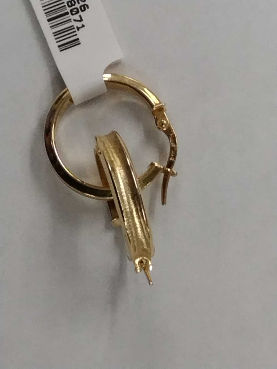 Hoop Earrings - Yellow Gold 14k (.585) 1.7 grams