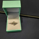 Ring - Engagement Set - White Gold 14k (.585) 4.5 grams Size 9