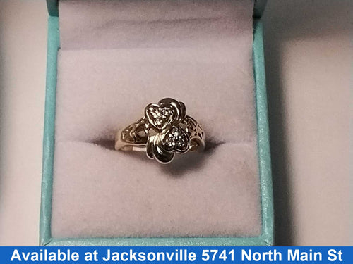 Women's Ring - Yellow Gold 14k (.585) 3.7 grams Size 5