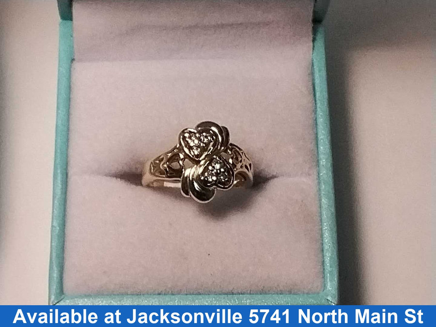 Women's Ring - Yellow Gold 14k (.585) 3.7 grams Size 5