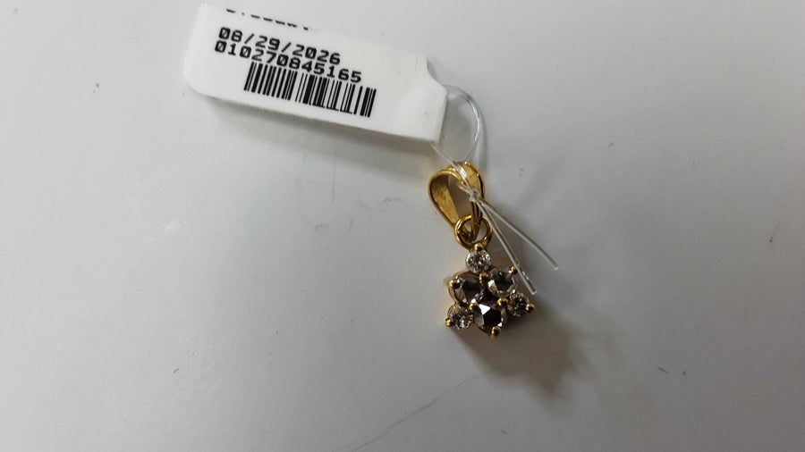 Diamond Pendant - Yellow Gold 10k (.417) 1.5 grams