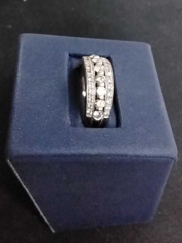 Ring - Wedding Band - White Gold 14k (.585) 5.9 grams Size 12