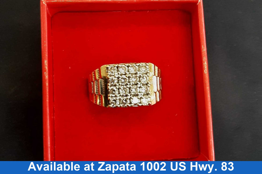 Men's Ring - Yellow Gold 10k (.417) 6 grams Size 7.5