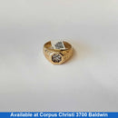 Men's Ring - Yellow Gold 10k (.417) 8.5 grams Size 10