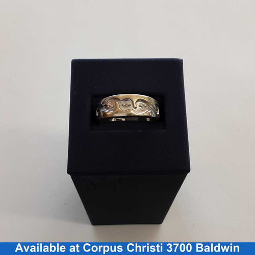 Ring - Wedding Band - White Gold 10k (.417) 3.2 grams Size 10