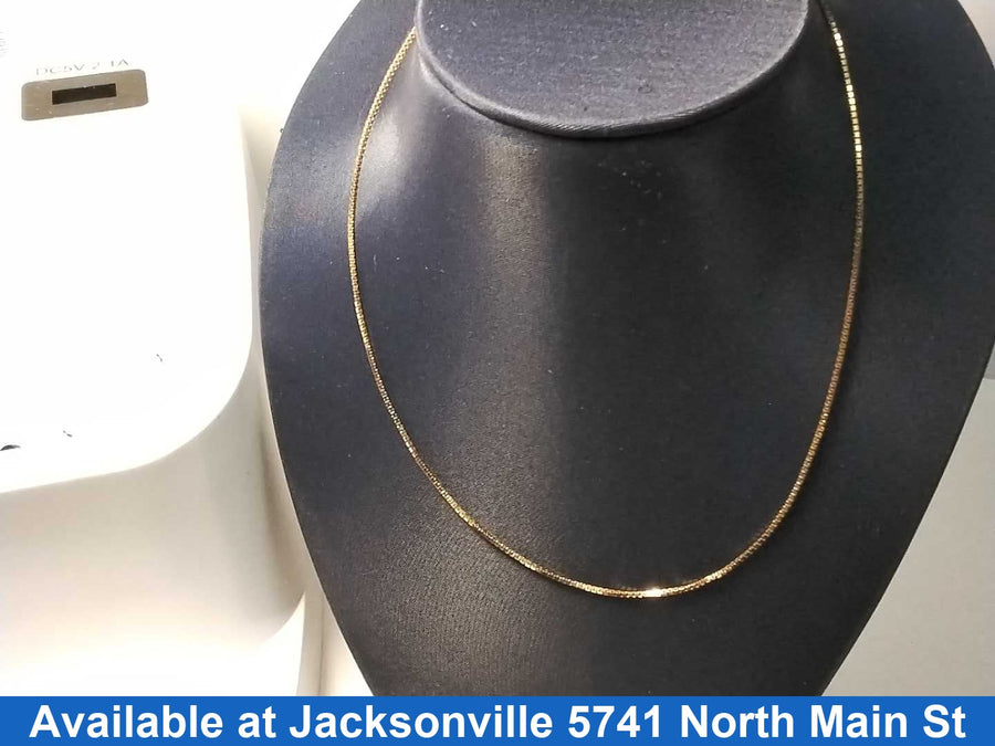 Box Chain - Yellow Gold 10k (.417) 3 grams 20 inch
