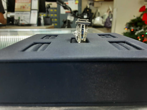 Ring - Engagement Set - White Gold 10k (.417) 6.8 grams Size 20