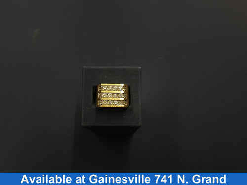 Men's Ring - Yellow Gold 14k (.585) 10.8 grams Size 10