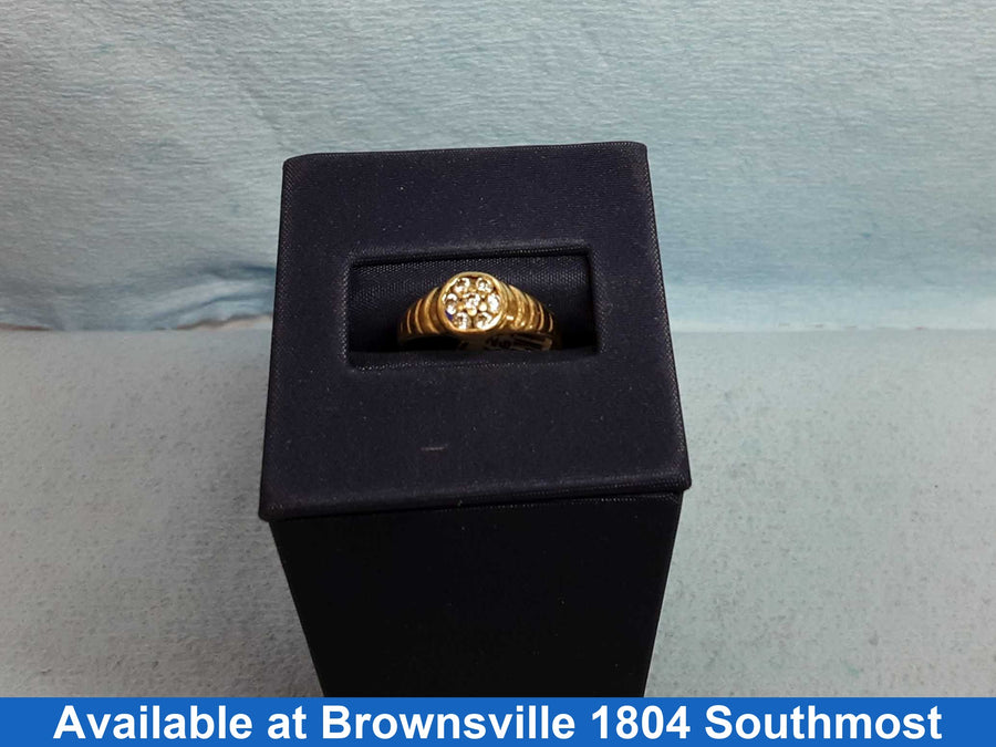 Women's Ring - Yellow Gold 10k (.417) 1.7 grams Size 6.5