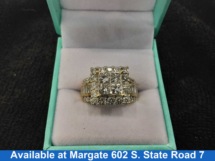 Women's Ring - Yellow Gold 14k (.585) 10.3 grams Size 6