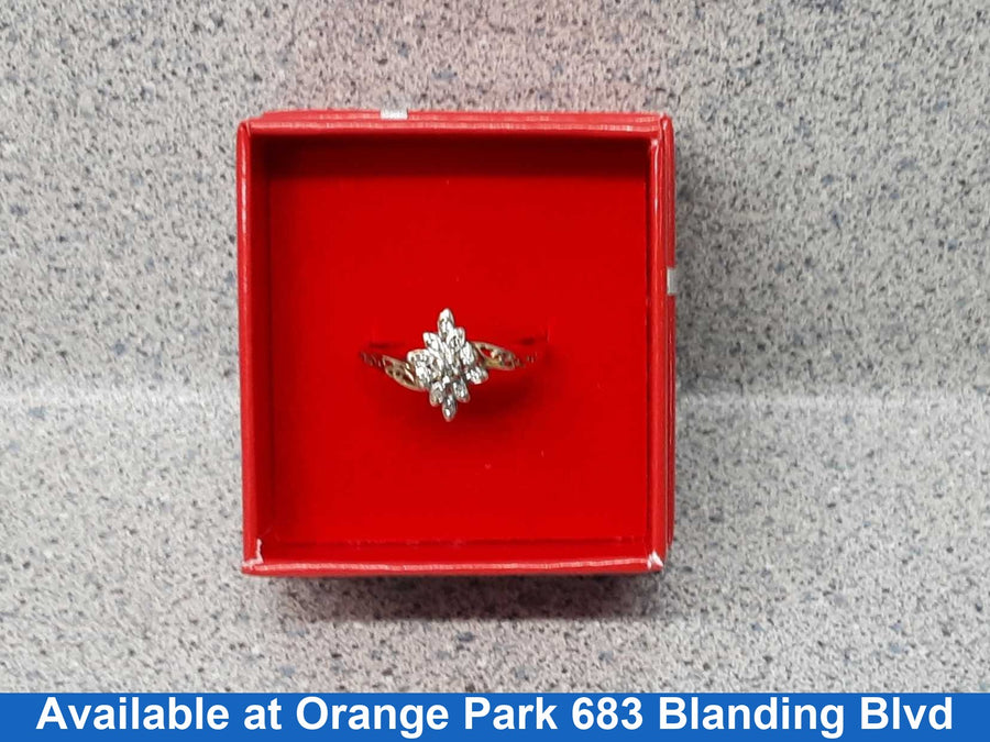 Women's Ring - Yellow Gold 10k (.417) 2.1 grams Size 9