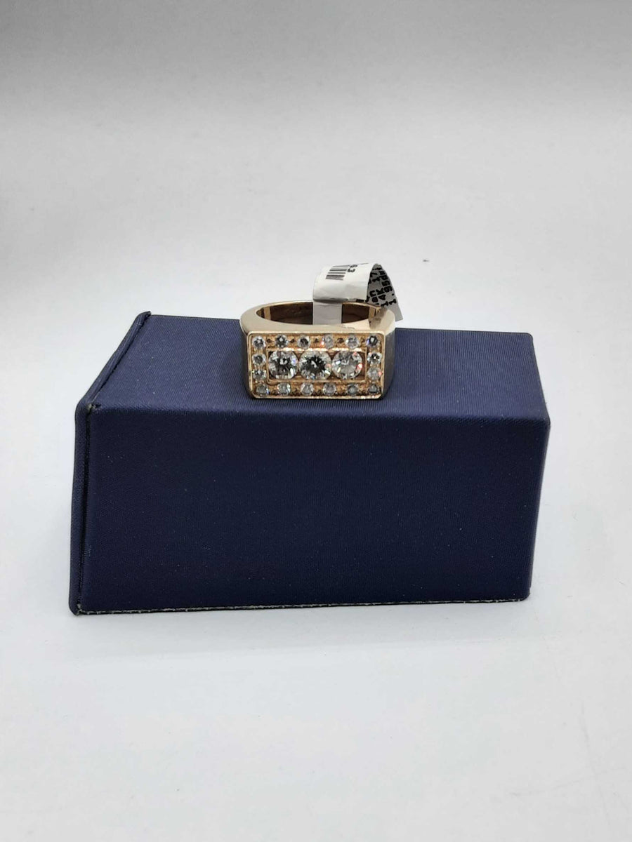 Men's Ring - Yellow Gold 14k (.585) 17.4 grams Size 8