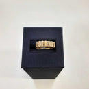 Women's Ring - Anniversary - Yellow Gold 14k (.585) 3.4 grams Size 7