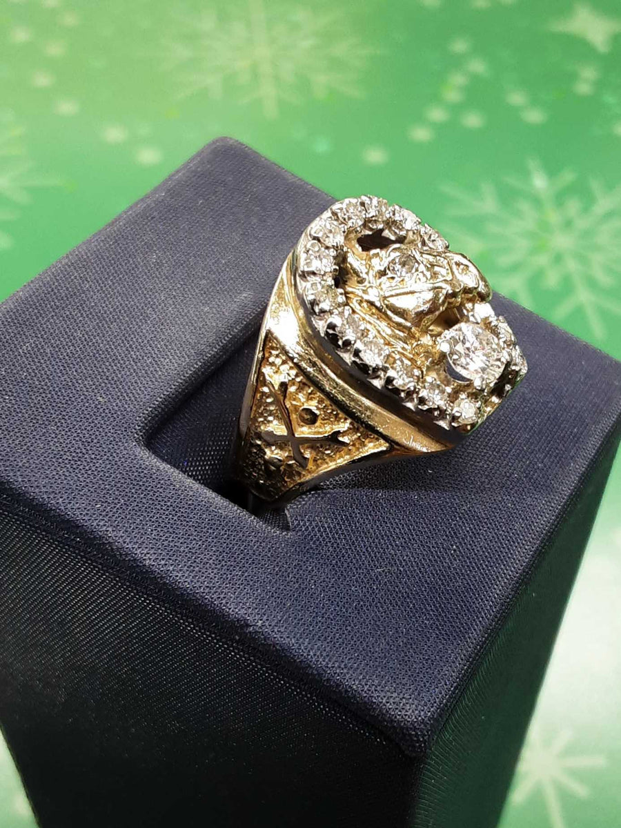Men's Ring - Yellow Gold 14k (.585) 7.9 grams Size 6