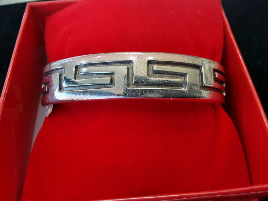 Bangle Bracelet - Silver 50.9 grams 7 inch