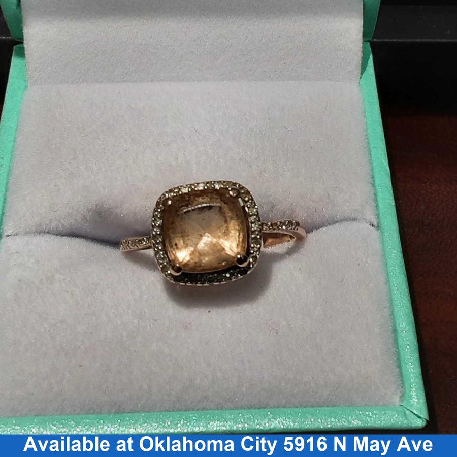 Women's Ring - Solitaire - Rose Gold 10k (.417) 2.5 grams Size 7