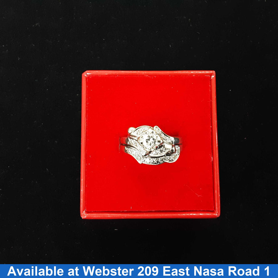 Women's Ring - White Gold 14k (.585) 6.9 grams Size 7