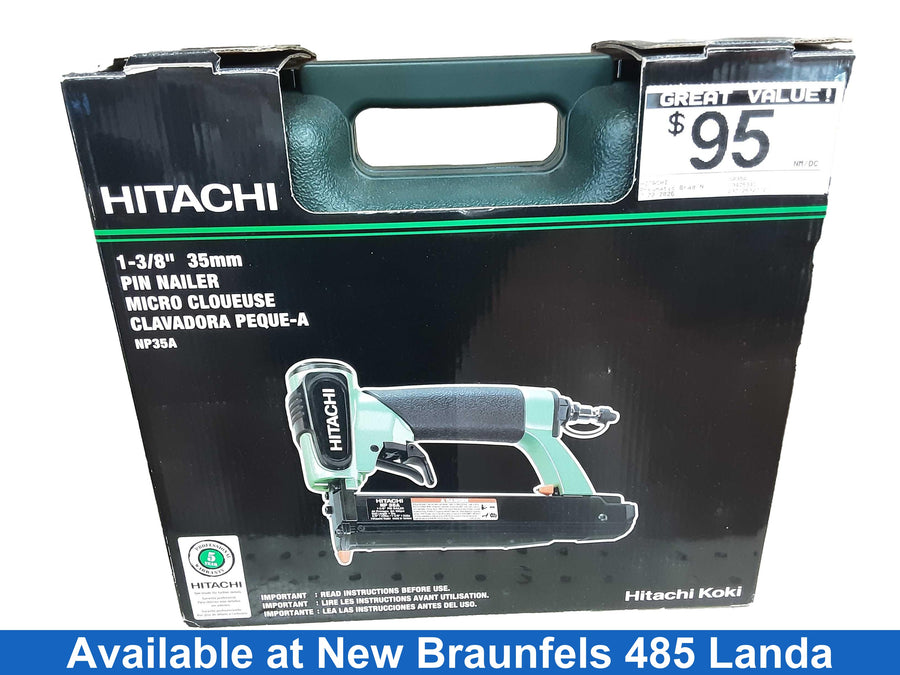 Hitachi Np35a Green Pneumatic Brad Nailer
