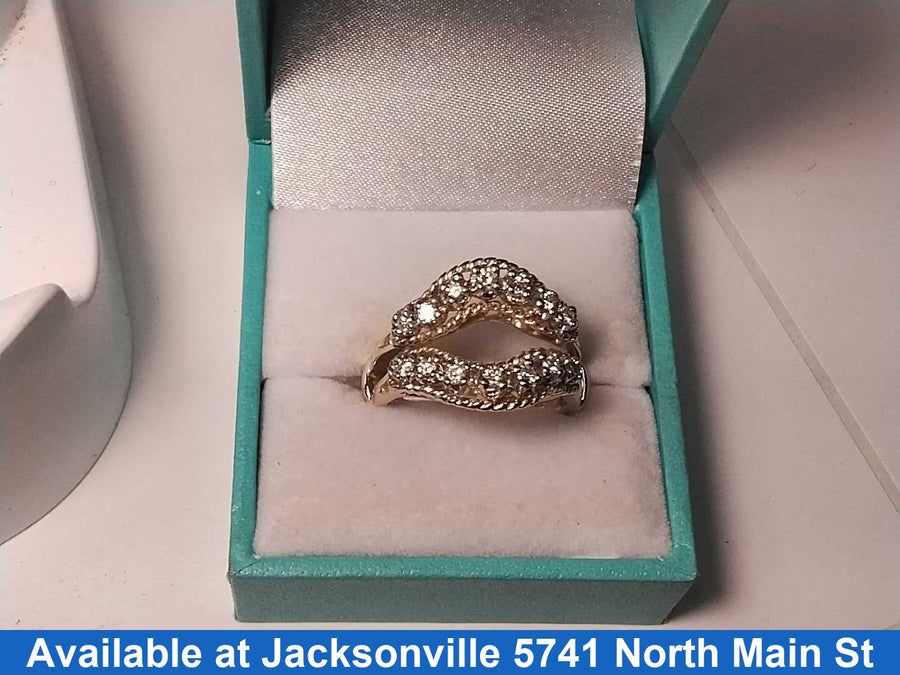 Women's Ring - Yellow Gold 14k (.585) 6.9 grams Size 8
