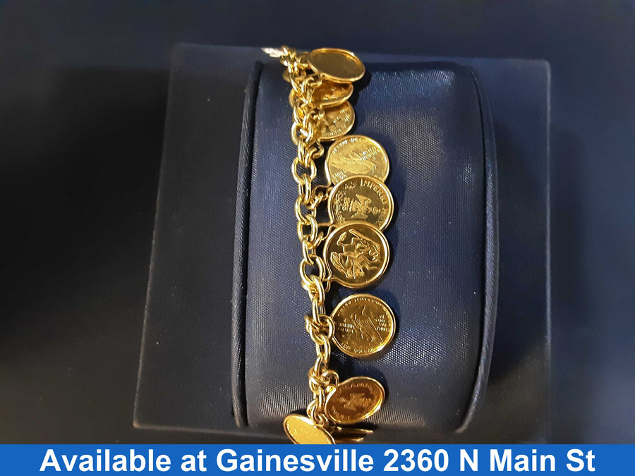 Bracelet - Yellow Gold 14k (.585) 12.2 grams 7 inch