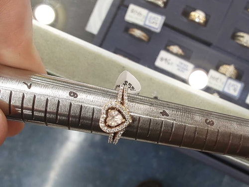 Ring - Engagement Set - Rose Gold 10k (.417) 3.9 Grams Size 5