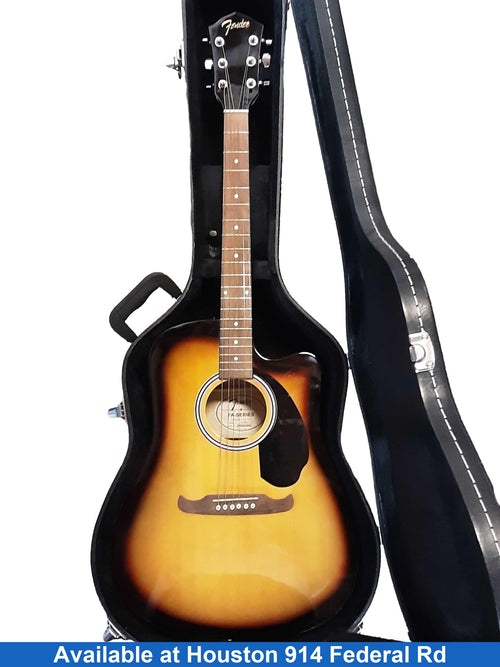 Fender Fa-125ce Orange Acoustic / Electric Classic Guitar
