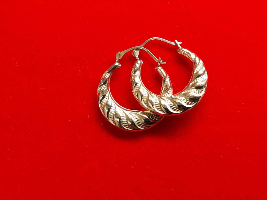 Shrimp Earrings - Yellow Gold 14k (.585) 1 grams