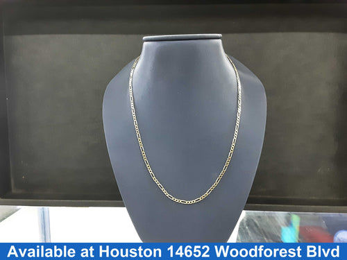 Figaro Chain - Yellow Gold 14k (.585) 5.8 grams 24 inch