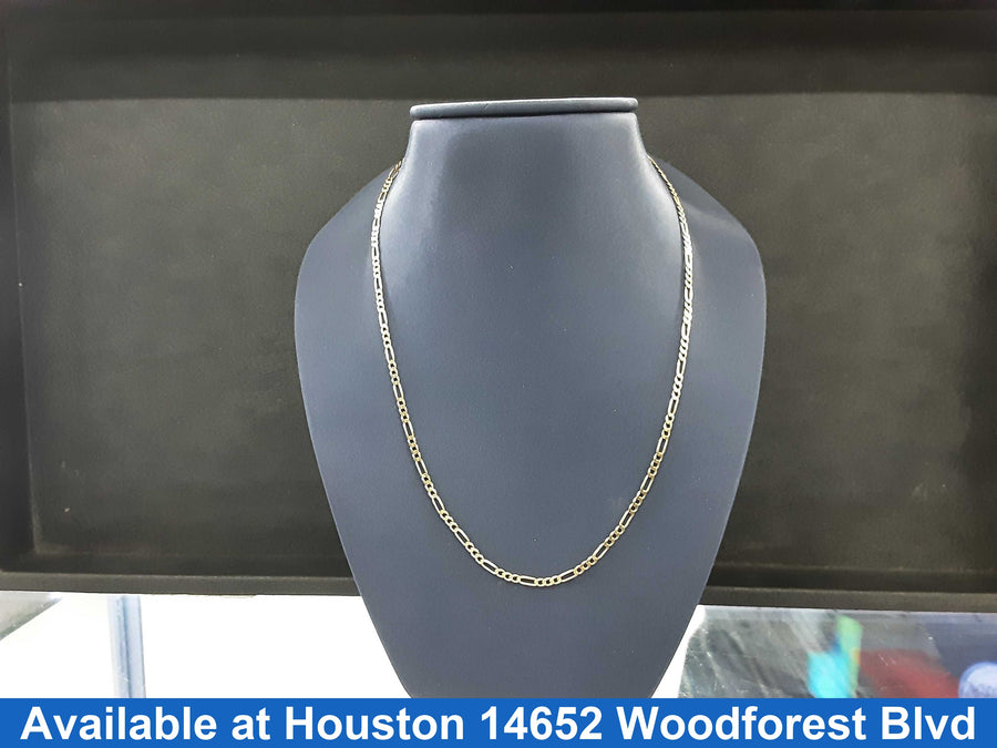 Figaro Chain - Yellow Gold 14k (.585) 5.8 grams 24 inch