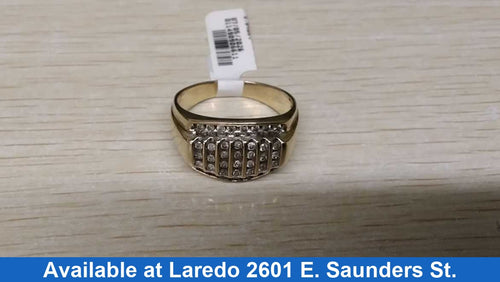Men's Ring - Yellow Gold 10k (.417) 6.3 grams Size 9