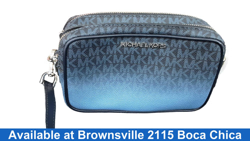 Michael Kors Ps-1811 Blue Purse / Handbag