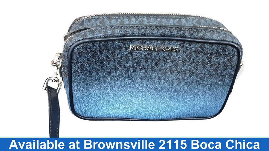 Michael Kors Ps-1811 Blue Purse / Handbag