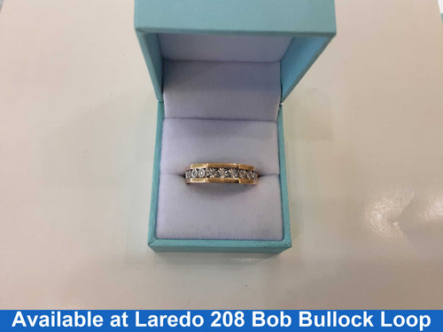 Men's Ring - Yellow Gold 10k (.417) 4.6 grams Size 8