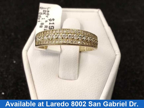 Women's Ring - Yellow Gold 10k (.417) 1.8 grams Size 20