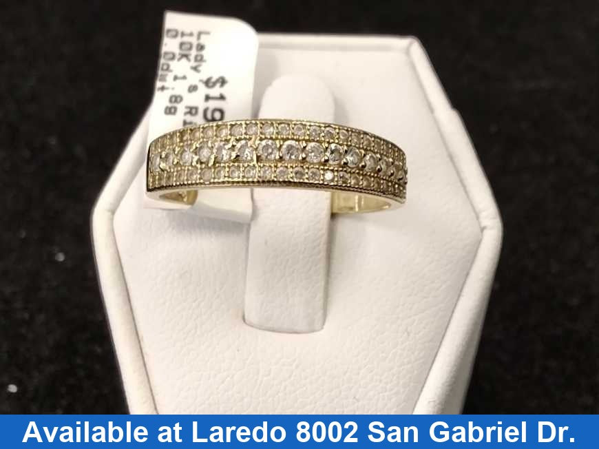 Women's Ring - Yellow Gold 10k (.417) 1.8 grams Size 20