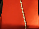 Tennis Bracelet - Yellow Gold 14k (.585) 8 grams 8 inch